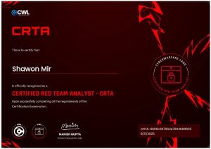 CRTA certification
