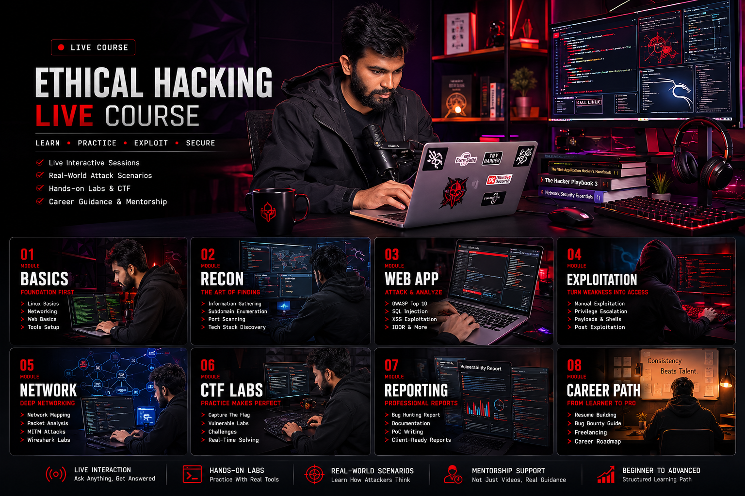 Ethical Hacking Certification Live Course